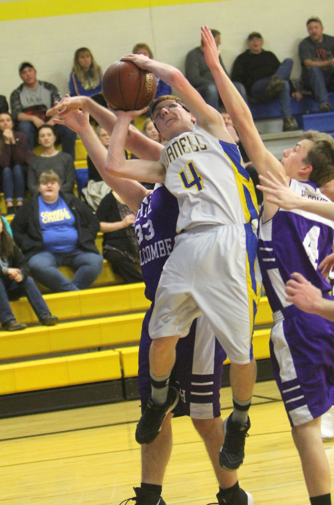 Lake Holcombe at Cornell boys basketball 1-10-19